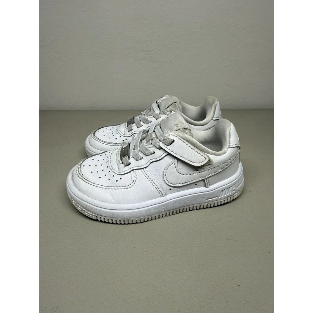 Nike Air Force 1 FN0237-111 White Unisex Kids Athletic Sneaker US 8C